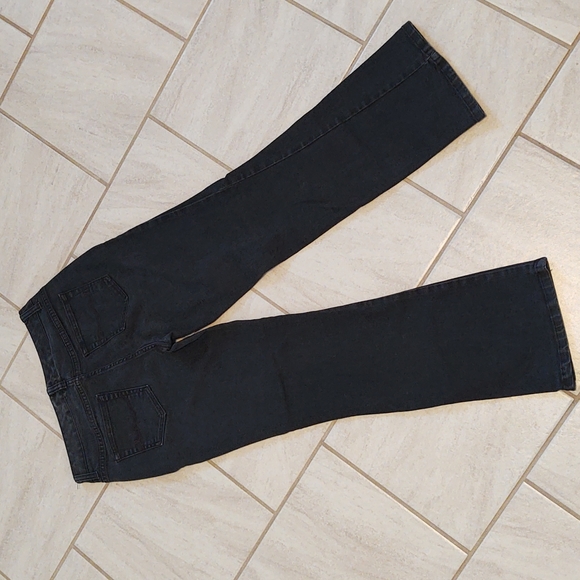 St.John's Bay Black Wash Slim Pocket Boot Cut Jeans P6 - Picture 2 of 13